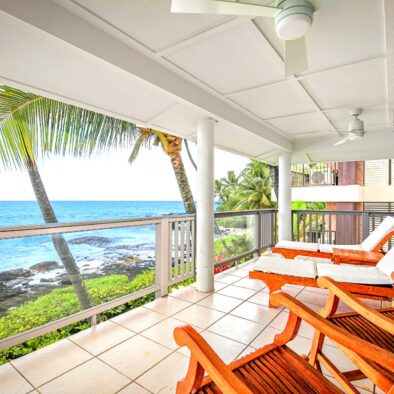 Ocean view from upper Lanai next to master bedroom