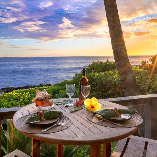 Happy hour at sunset