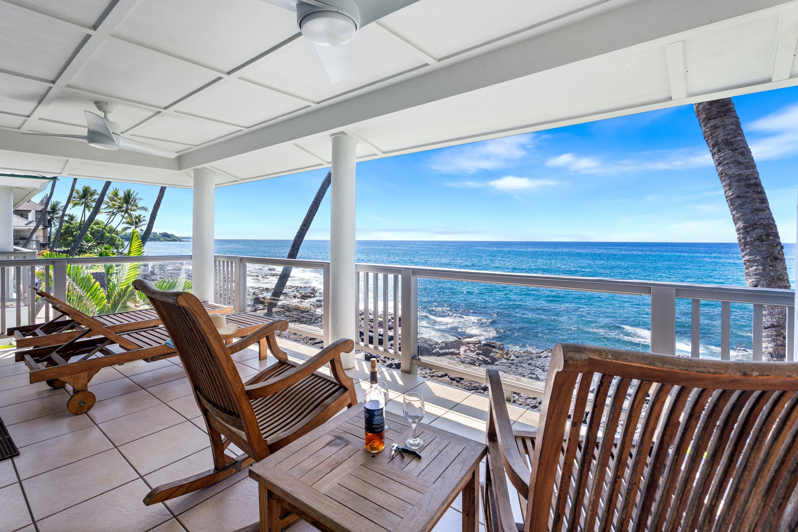 Lounging with oceanview